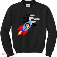Dogecoin To the Moon Hodl Crypto Currency Kids Sweatshirt thumb 0