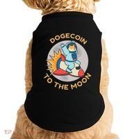 Dogecoin To The Moon Logo Doggie Tank thumb 0
