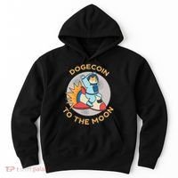 Dogecoin To The Moon Logo Hoodie thumb 0