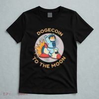 Dogecoin To The Moon Logo T-Shirt thumb 5