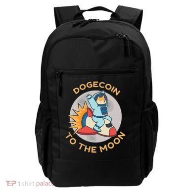 Dogecoin To The Moon Logo Backpack