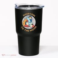Dogecoin To The Moon Logo Tumbler thumb 0