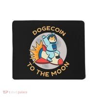 Dogecoin To The Moon Logo Mousepad thumb 0
