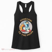 Dogecoin To The Moon Logo Women's Tank Top thumb 0
