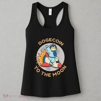 Dogecoin To The Moon Logo Women's Tank Top thumb 3