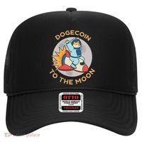 Dogecoin To The Moon Logo Hat thumb 0