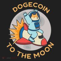 Dogecoin To The Moon Logo Hat thumb 2