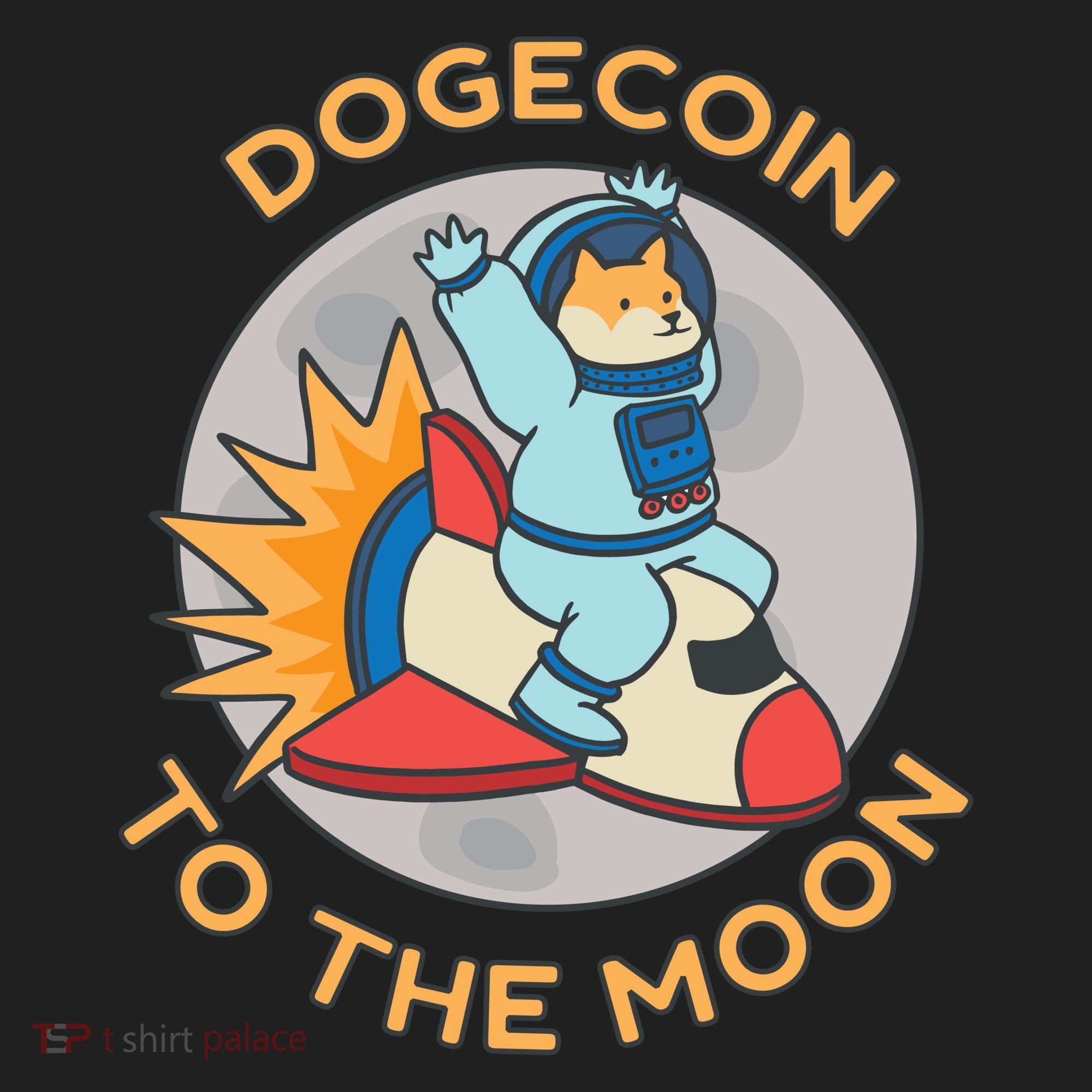 Dogecoin To The Moon Logo Hat