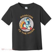 Dogecoin To The Moon Logo Toddler T-Shirt thumb 0