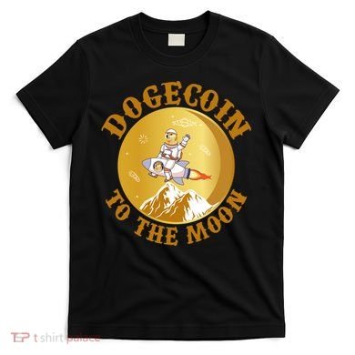 Dogecoin Vintage To The Moon T-Shirt