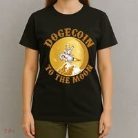Dogecoin Vintage To The Moon T-Shirt thumb 4