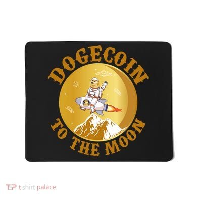 Dogecoin Vintage To The Moon Mousepad