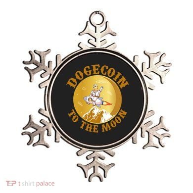 Dogecoin Vintage To The Moon Ornament