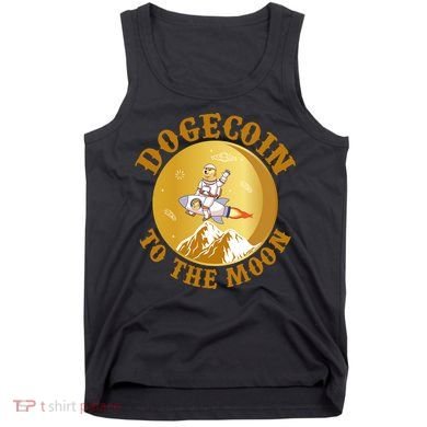 Dogecoin Vintage To The Moon Tank Top