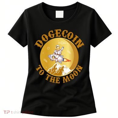 Dogecoin Vintage To The Moon Women's T-Shirt