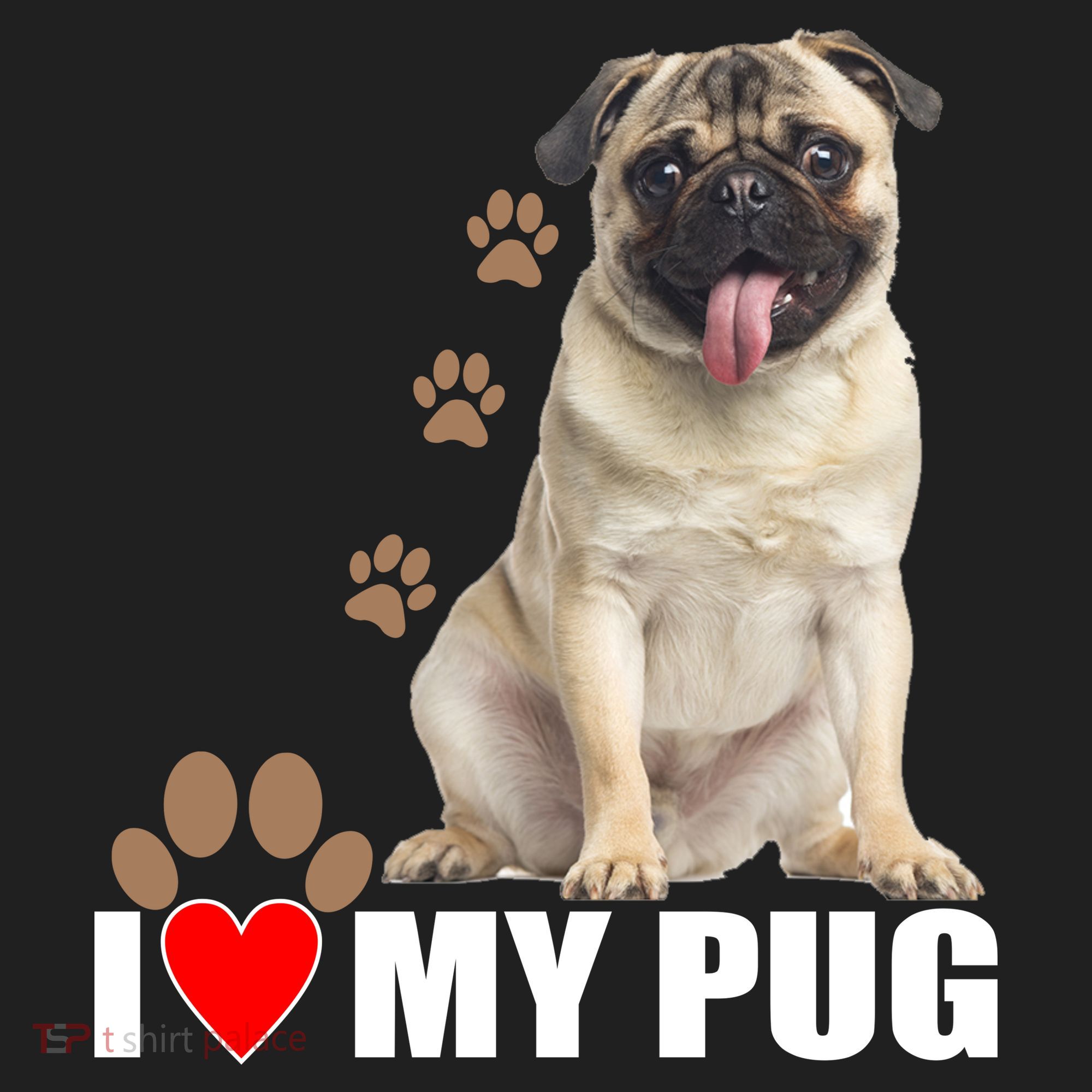 Dogs - I Love My Pug Women's Sweatshirt
