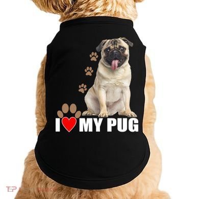 Dogs - I Love My Pug Doggie Tank