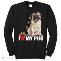 Dogs - I Love My Pug Sweatshirt thumb 0