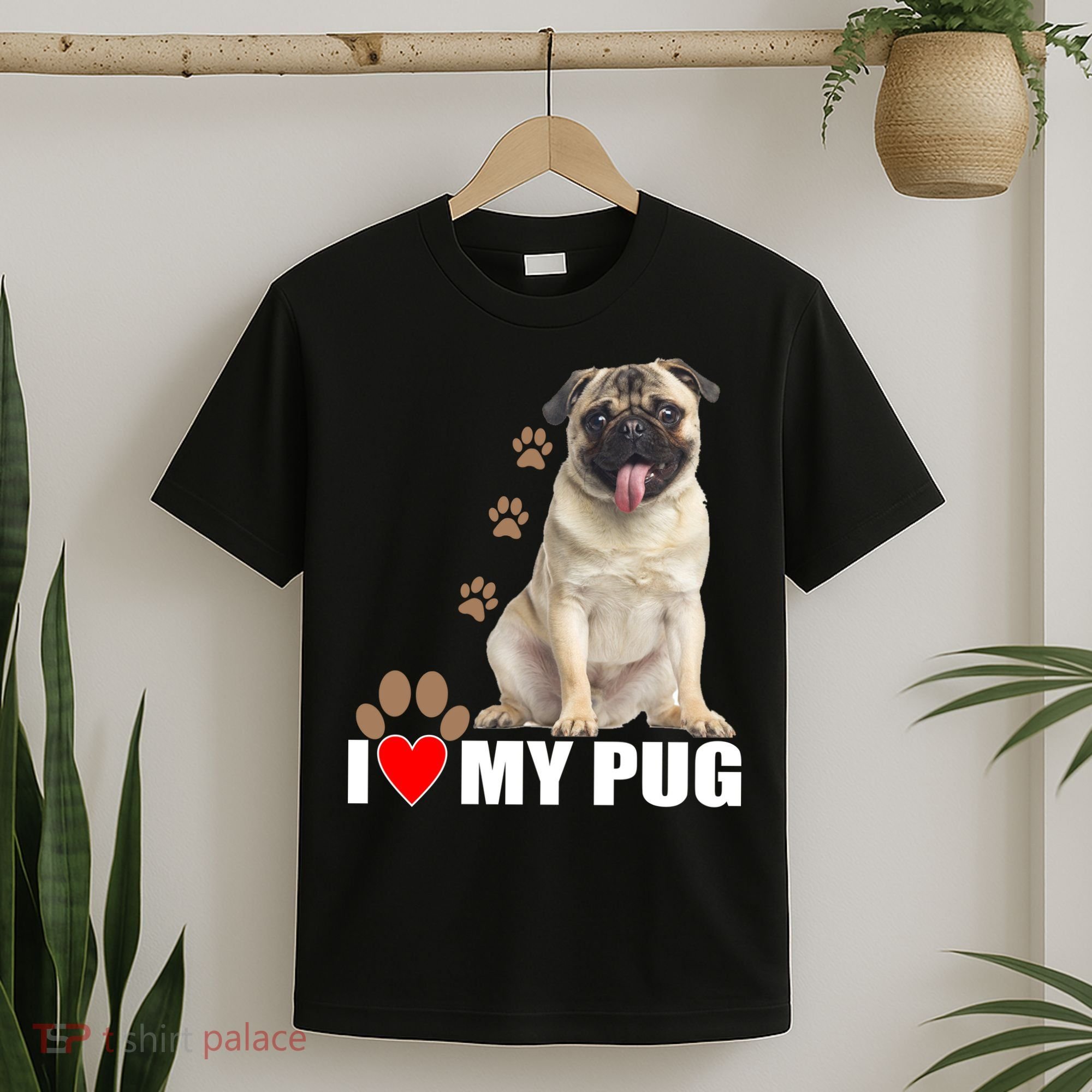 Dogs - I Love My Pug T-Shirt