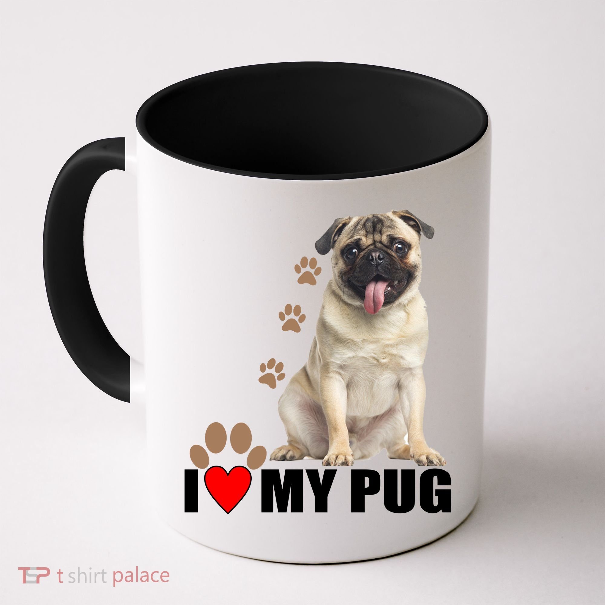 Dogs - I Love My Pug Coffee Mug