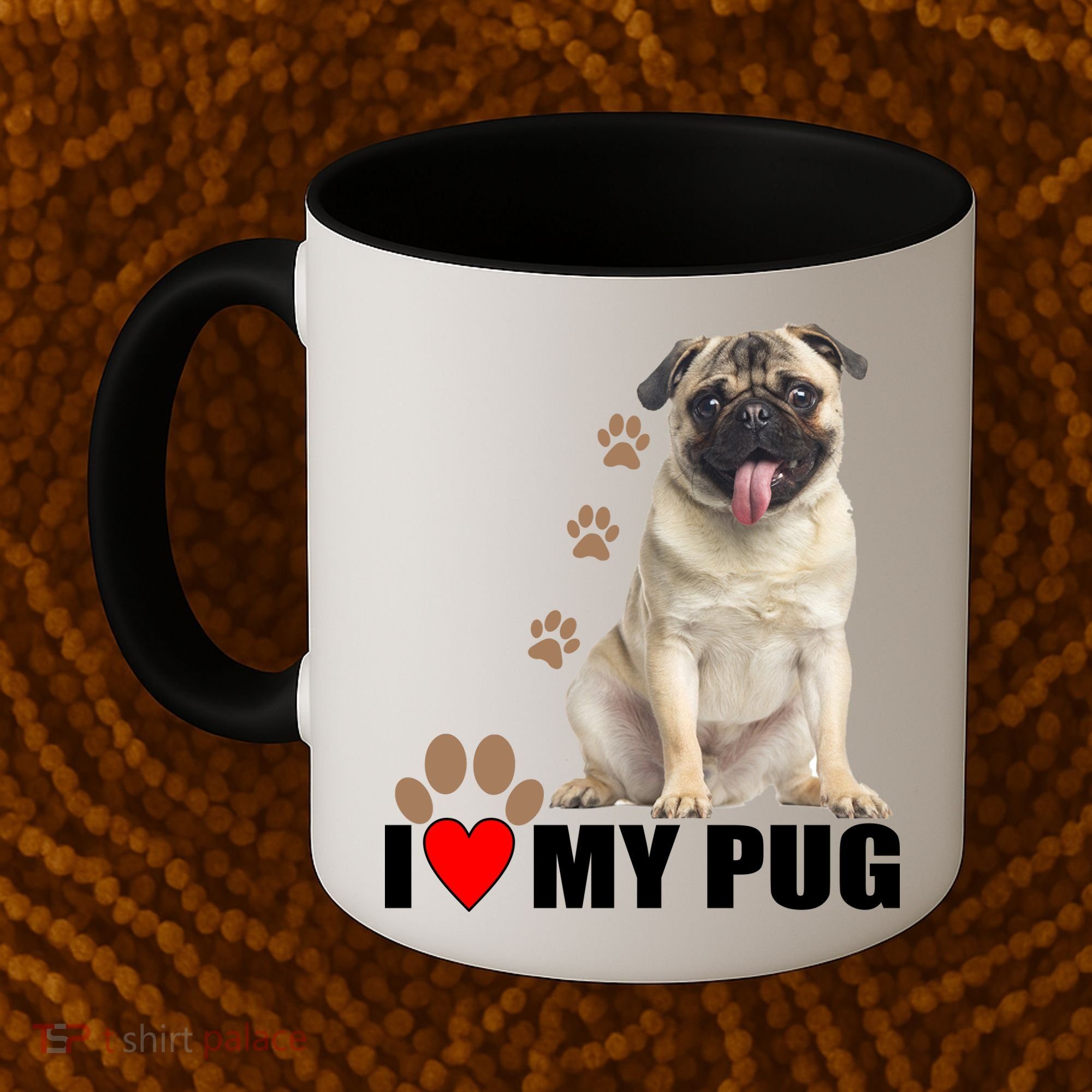 Dogs - I Love My Pug Coffee Mug