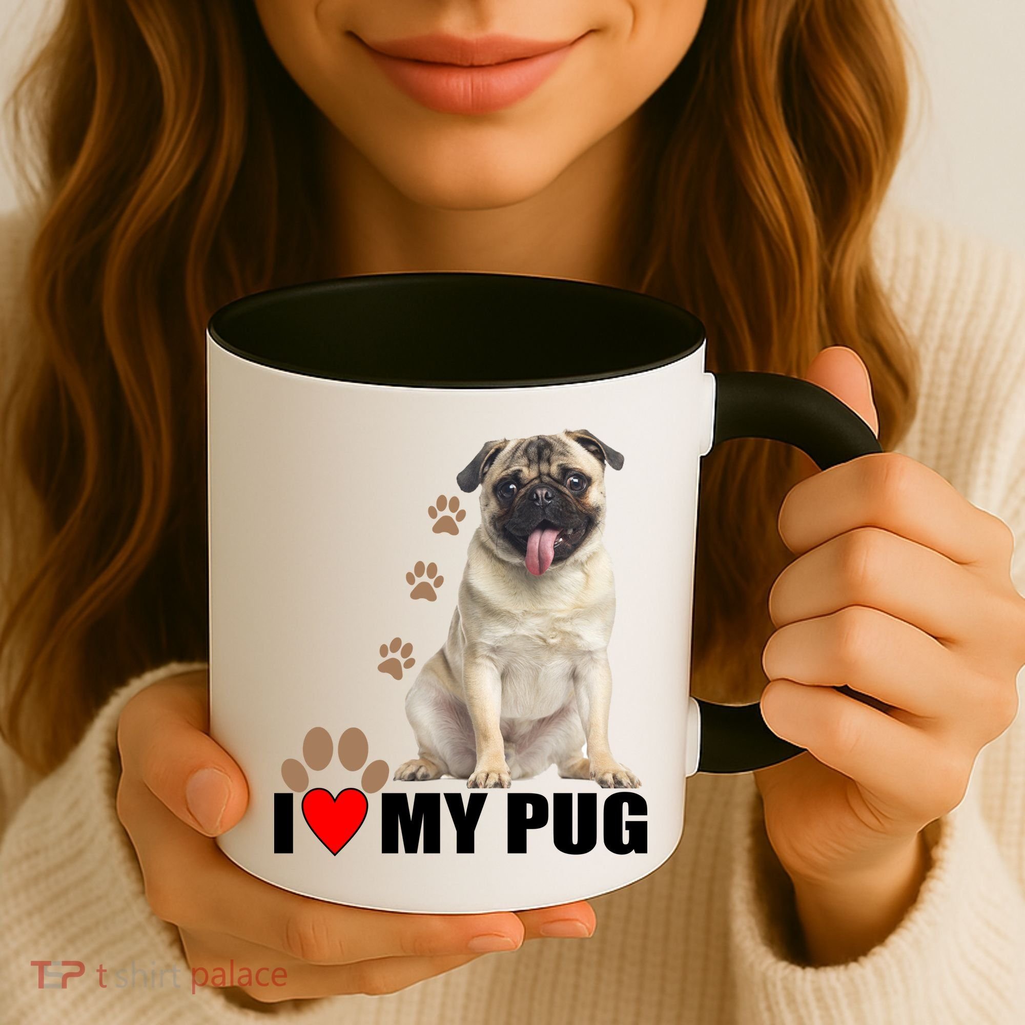Dogs - I Love My Pug Coffee Mug