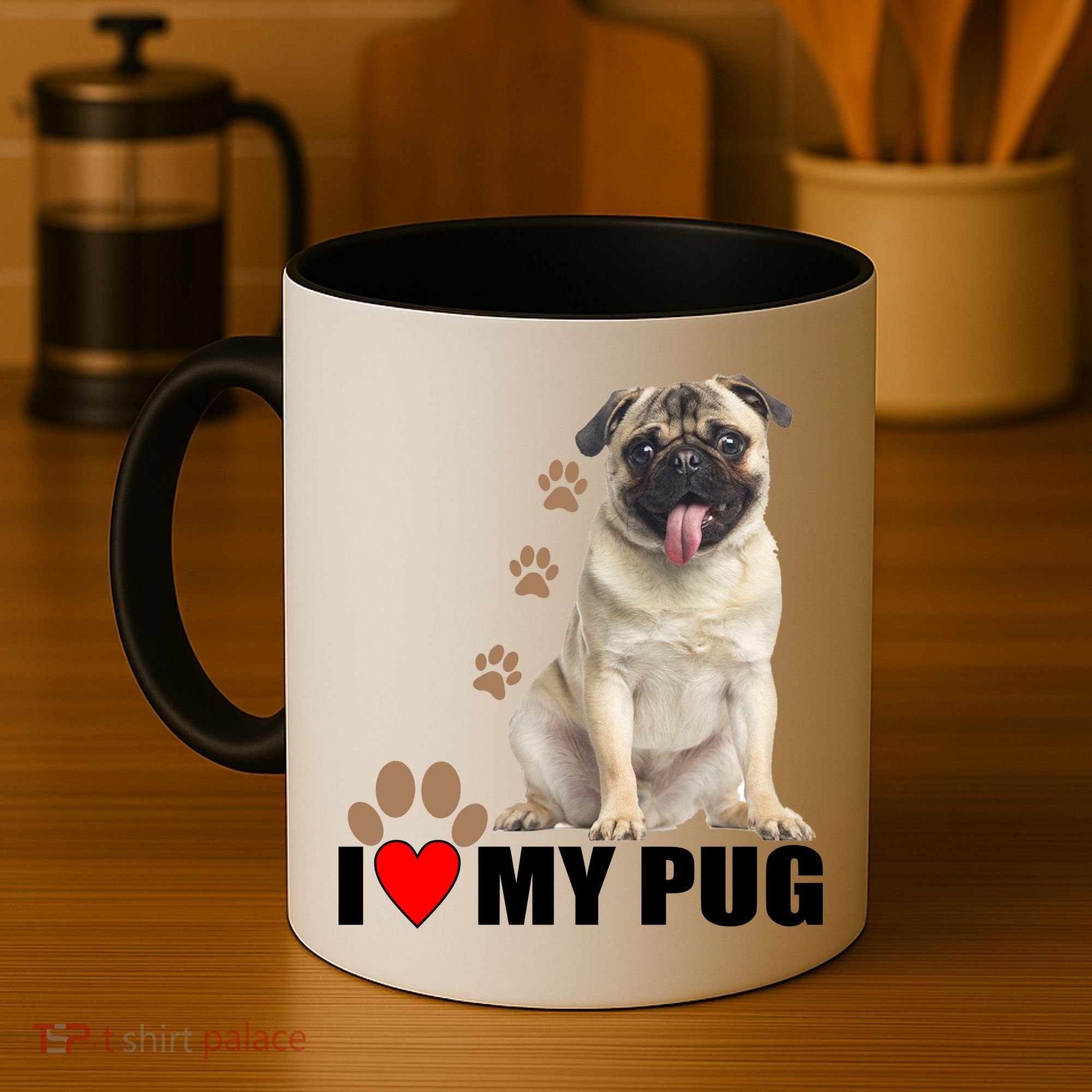 Dogs - I Love My Pug Coffee Mug