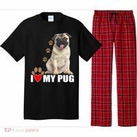 Dogs - I Love My Pug Pajama Set thumb 0