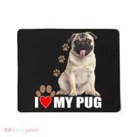 Dogs - I Love My Pug Mousepad thumb 0