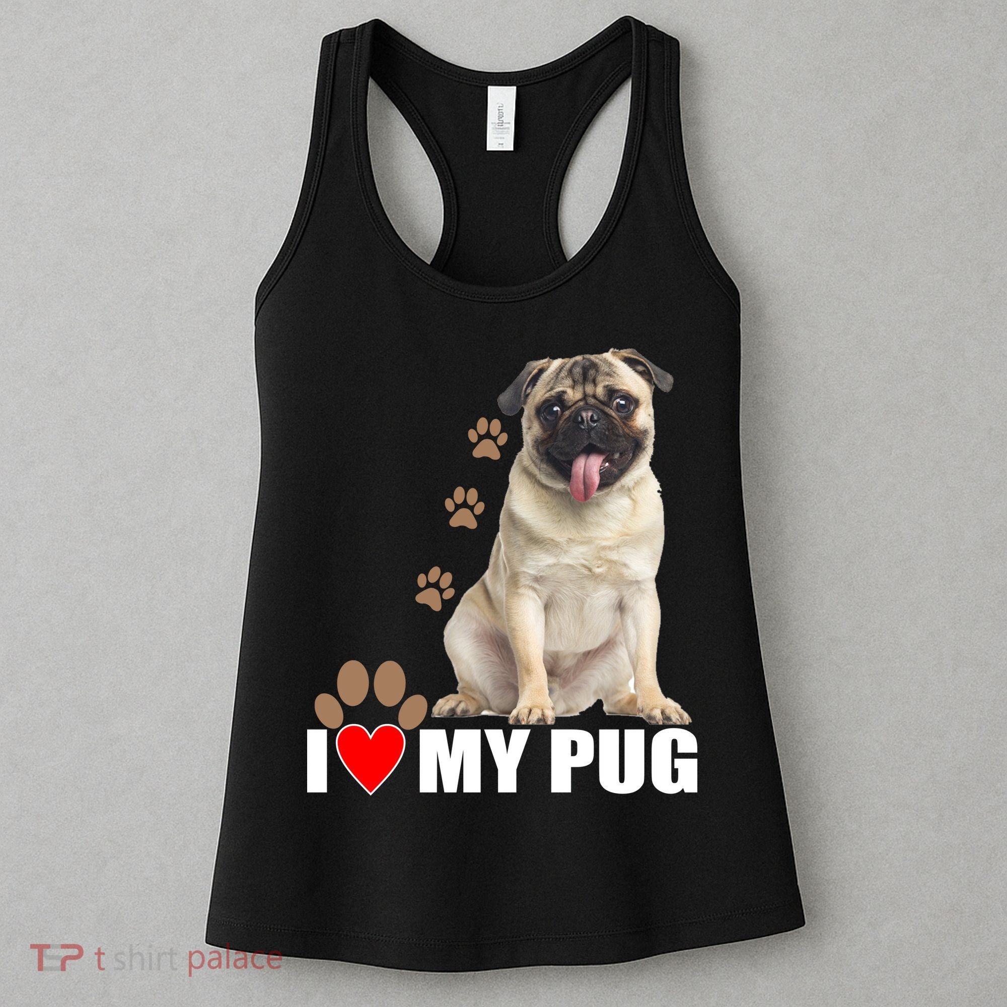 Dogs - I Love My Pug Women's Tank Top