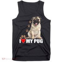 Dogs - I Love My Pug Tank Top thumb 0