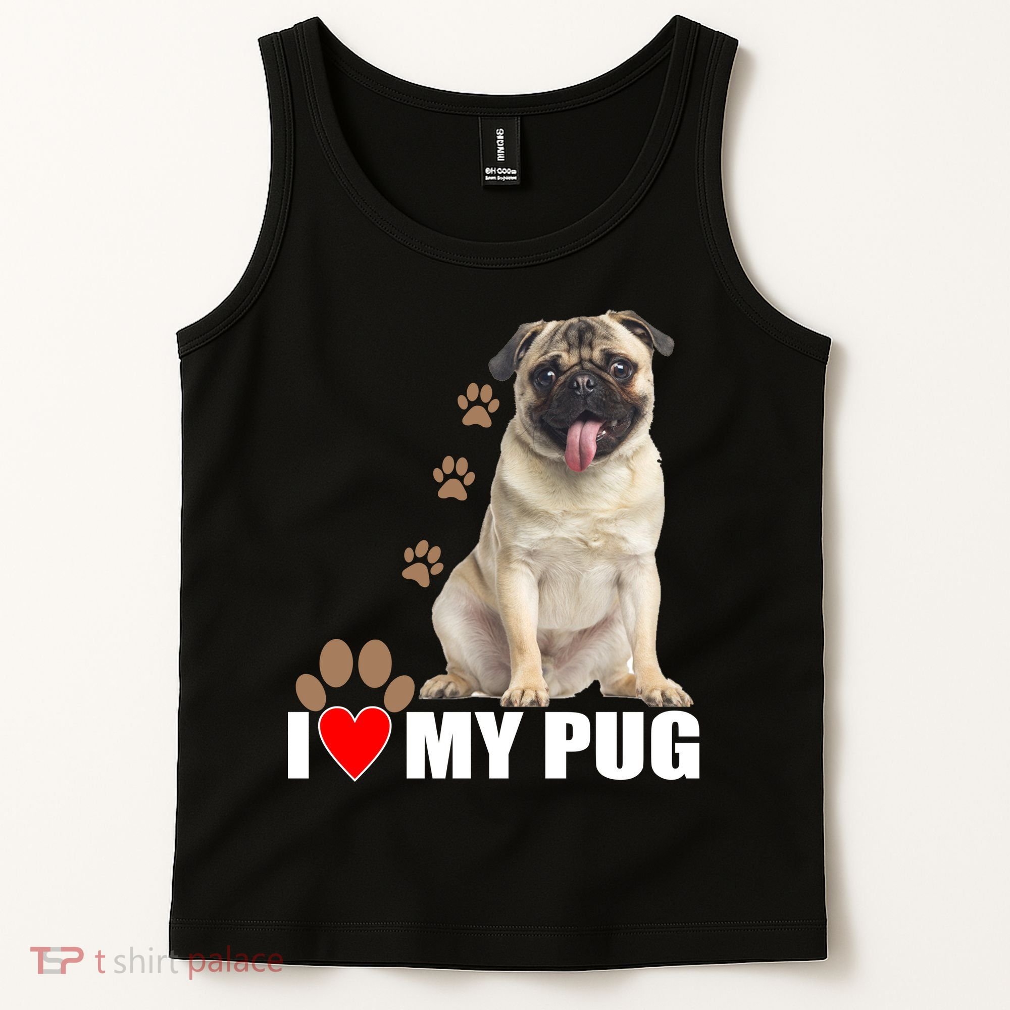 Dogs - I Love My Pug Tank Top