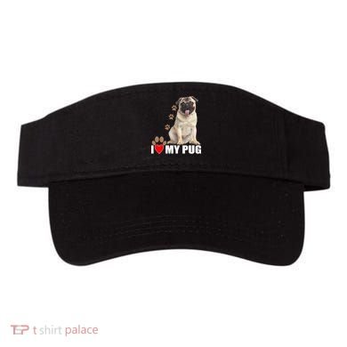 Dogs - I Love My Pug Visor