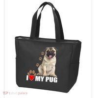 Dogs - I Love My Pug Tote Bag thumb 3