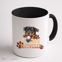 Dogs - I Love My Rottweiler Coffee Mug thumb 1
