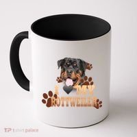 Dogs - I Love My Rottweiler Coffee Mug thumb 0