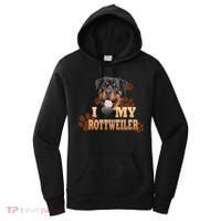 Dogs - I Love My Rottweiler Women's Hoodie thumb 0