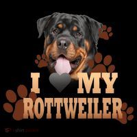 Dogs - I Love My Rottweiler Women's Hoodie thumb 2