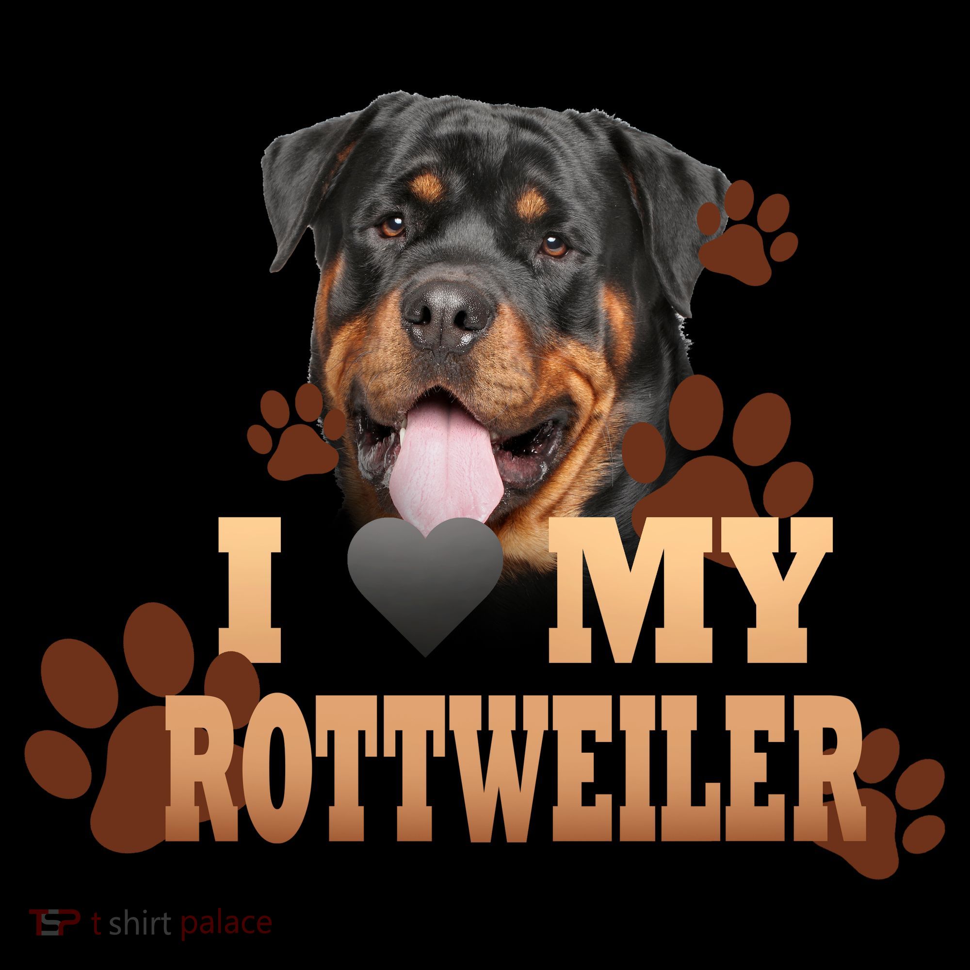 Dogs - I Love My Rottweiler Women's Hoodie
