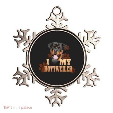 Dogs - I Love My Rottweiler Ornament