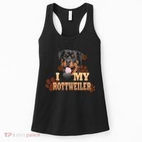 Dogs - I Love My Rottweiler Women's Tank Top thumb 0