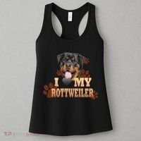 Dogs - I Love My Rottweiler Women's Tank Top thumb 3