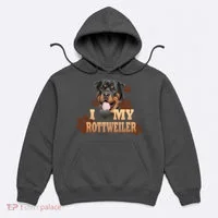 Dogs - I Love My Rottweiler Hoodie thumb 0