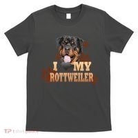 Dogs - I Love My Rottweiler T-Shirt thumb 0
