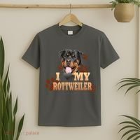 Dogs - I Love My Rottweiler T-Shirt thumb 2