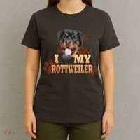 Dogs - I Love My Rottweiler T-Shirt thumb 4