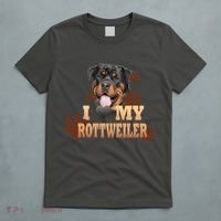 Dogs - I Love My Rottweiler T-Shirt thumb 5