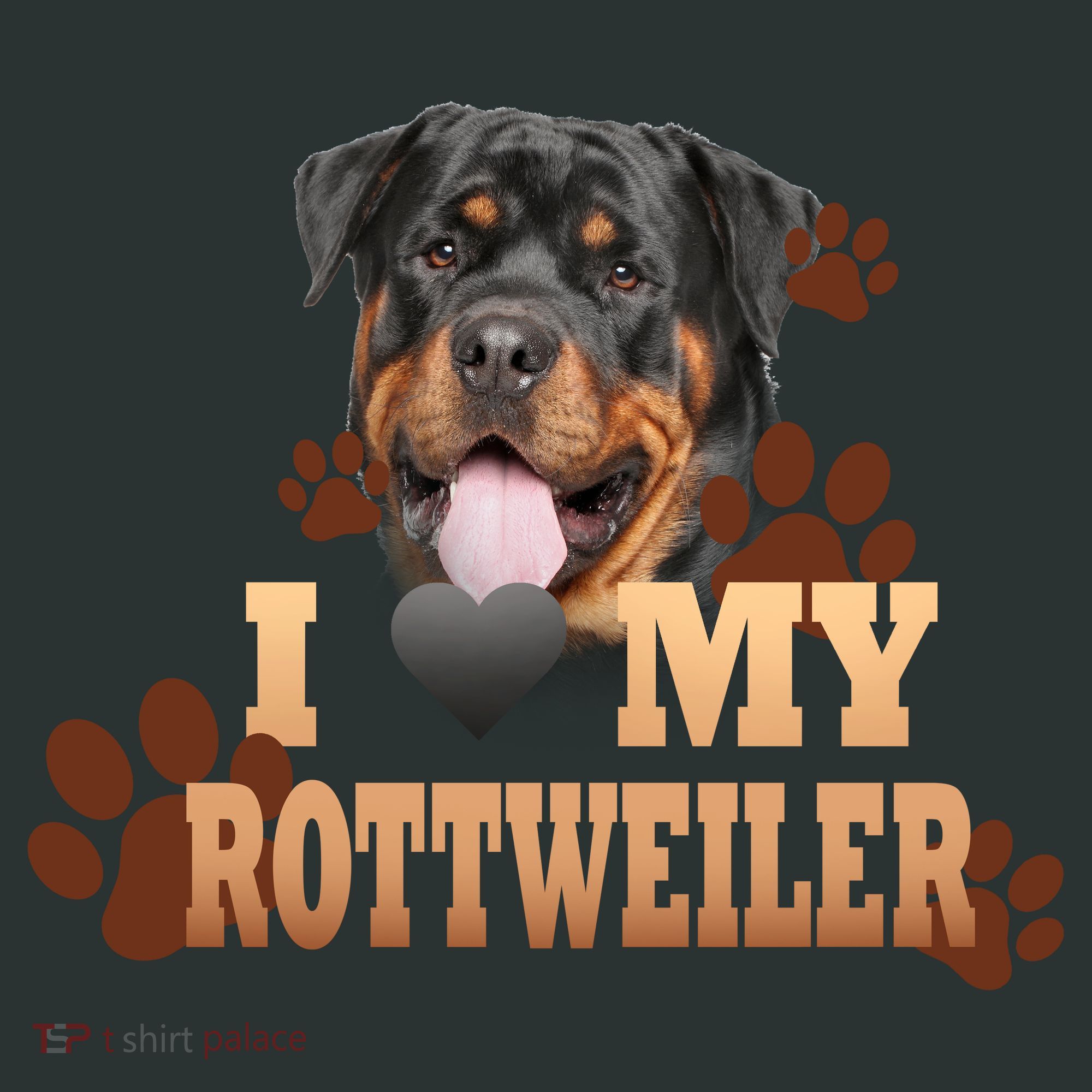 Dogs - I Love My Rottweiler Coaster