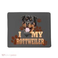 Dogs - I Love My Rottweiler Mousepad thumb 0