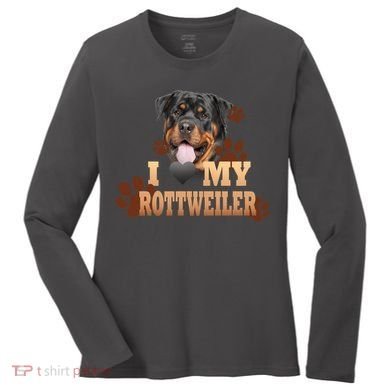 Dogs - I Love My Rottweiler Women's Long Sleeve Shirt